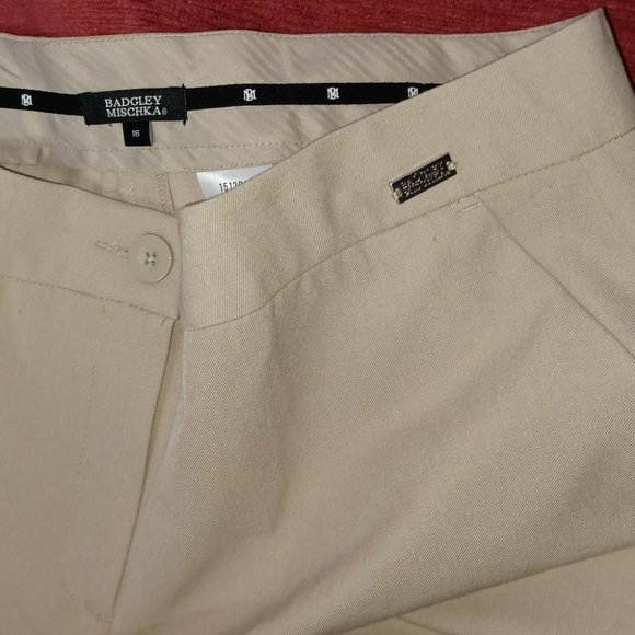 Badgley Mischka straight leg pants 16 - Picture 4 of 5